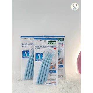แปรงซอกฟัน GUM Pro L Type (size SSS,SS) GUM Pro’s interdental brush L type