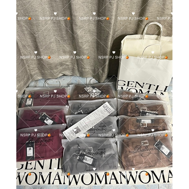 [พร้อมส่ง!!] ใช้โค้ดลด 20-30% 𝐆𝐞𝐧𝐭𝐥𝐞𝐰𝐨𝐦𝐚𝐧 🧸🤎🩶❤️- 𝐒𝐔𝐄𝐃𝐄 𝐁𝐀𝐋𝐋𝐄𝐑𝐈𝐍𝐀 𝐁𝐀𝐆 รุ่นฮิตปี 2025