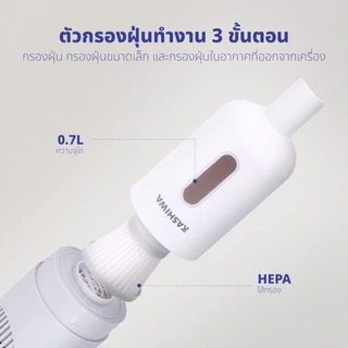 [โค้ดไลฟ์ลดสูงสุด50%] Kashiwa เครื่องดูดฝุ่น 2 หัวดูด 2in1รุ่น KW-904 เครื่องดูดฝุ่นแบบด้ามจับ
