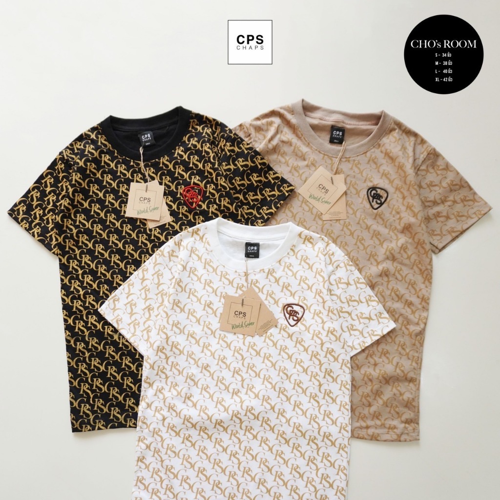 NEW ‼️  เสื้อยืดแขนสั้น งานผ้าพิมพ์ลาย - งานป้าย No.92 🔖Cotton 100% S M L XL