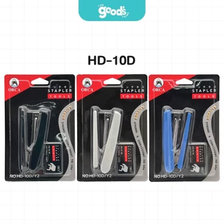 ชุดเครื่องเย็บ ออร์ก้า HD-10/ HD-10D/ HD-45 (เครื่องเย็บกระดาษ + ลวดเย็บ) Orca (จำนวน 1 ชุด) คละสี
