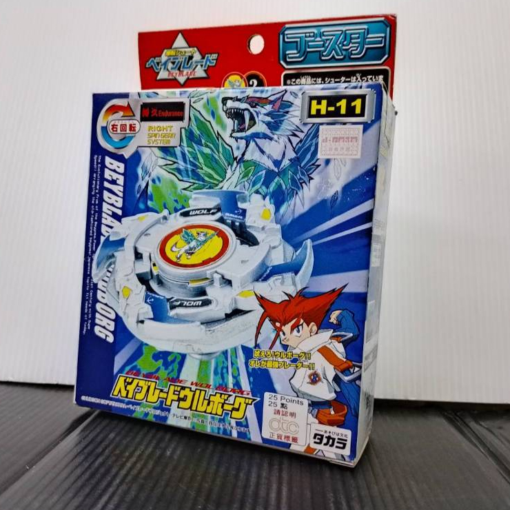 แท้ Beyblade Wolborg A-11   Yuri Ivanov Tala เบเบลด มังกรฟ้า A-11 TAKARA