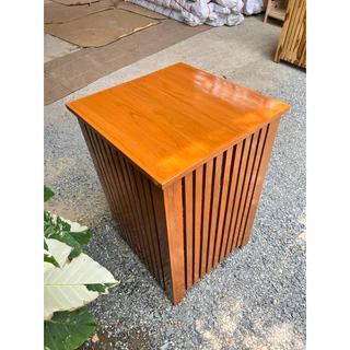 ชั้นวางของ ชั้นตู้เย็น ไม้สัก 50*50*80 cm. ชั้นวางตู้เย็นเล็ก ใส่ตู้เย็น 1.7 คิวได้ ด้านบนสามารถวางไมโครเวฟได้
