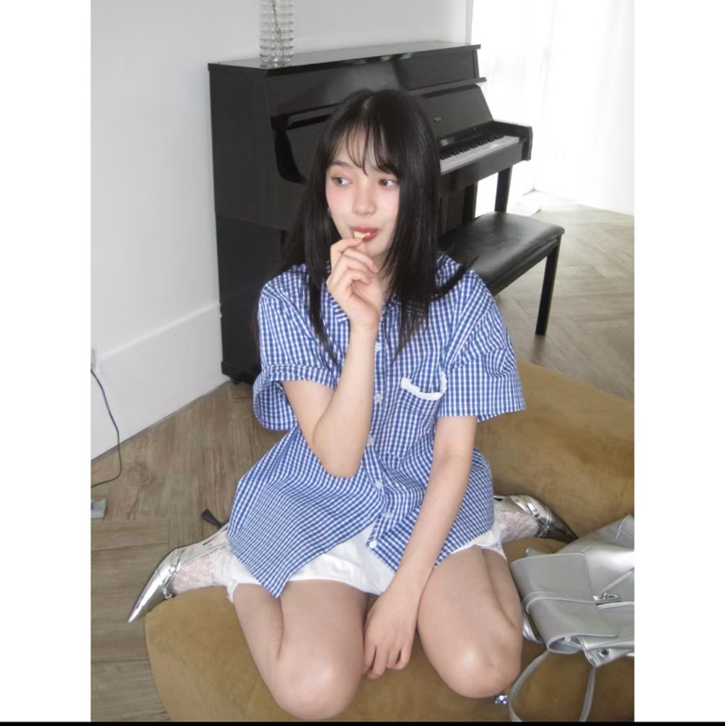 stylist_shop  Oversized Shirt เสื้อเชิ้ต Oversize Stylist มือ 1 ป้ายห้อย