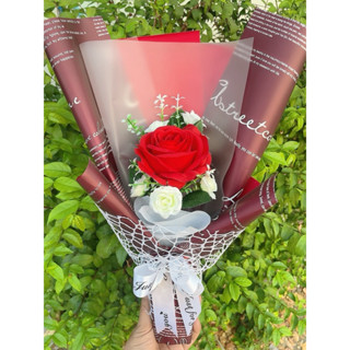 ช่อกุหลาบ ช่อดอกไม้ ครบไซส์ (เลือกโทนสีได้)