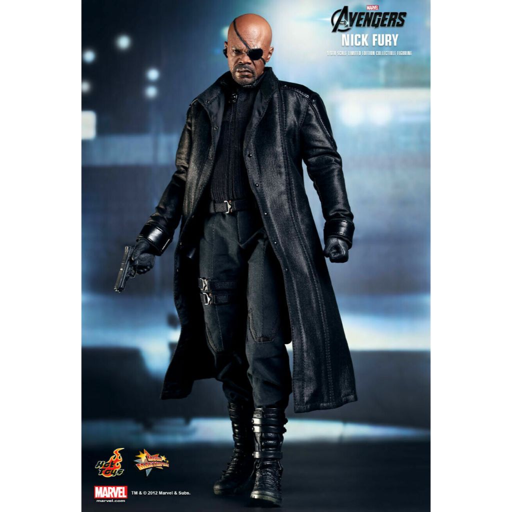 Hot Toys Avengers - Nick Fury 1/6 มือสอง ของครบ สภาพดี Marvel **พร้อมส่ง