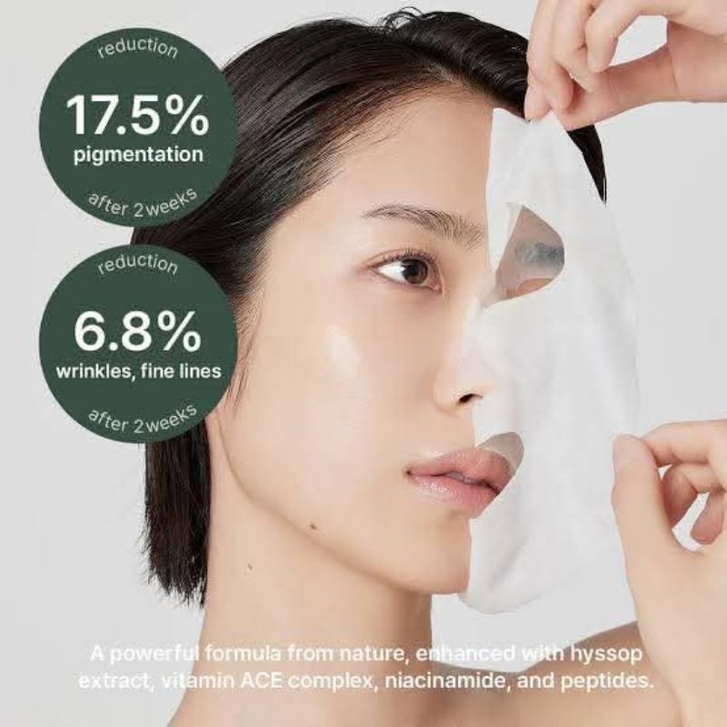 Arencia Holy Hyssop Sheet Mask 5แผ่น