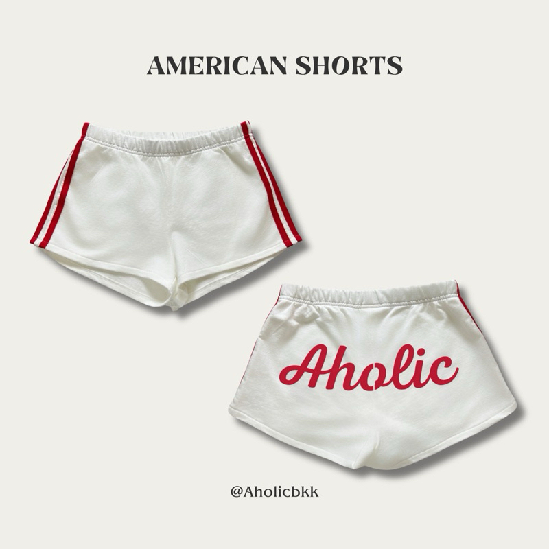 AHOLICBKK | AMERICAN SHORTS กางเกงขาสั้นสายฝอ รูปที่ 7