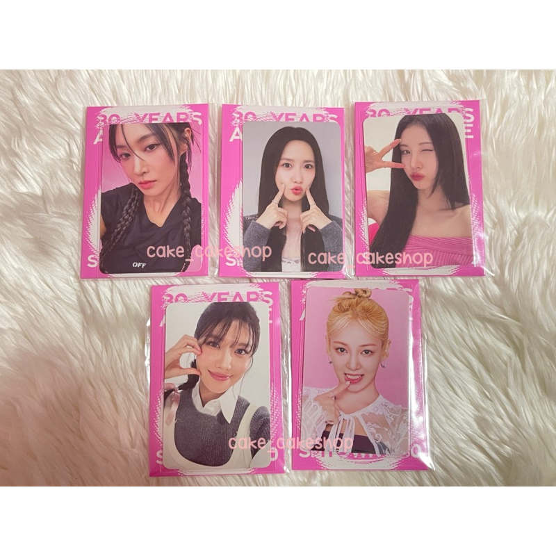 (พร้อมส่ง) Girls' Generation SMTOWN 2025 OFFICIAL MD Fortune Scratch Card SNSD