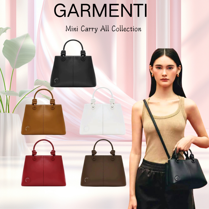 GARMENTI Mini Carry All Collection กระเป๋าถือ กระเป๋าสะพายข้าง（ของแท้ 100 %）