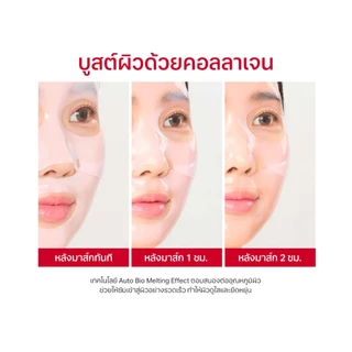 [แพ็ค 4 แผ่น] Round Lab Camellia Deep Collagen Firming Gel Mask 34 g.