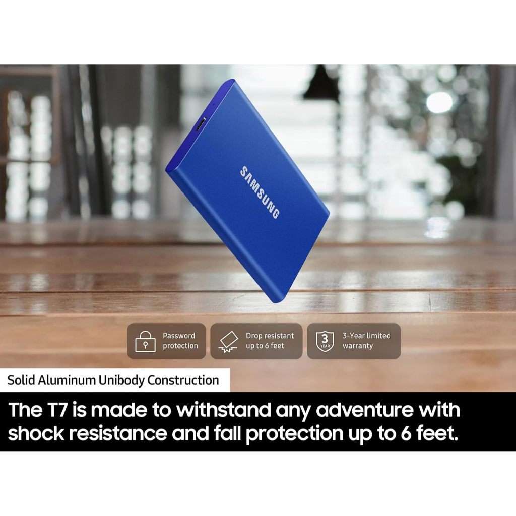 Samsung 1TB T7 Portable SSD (Gray)