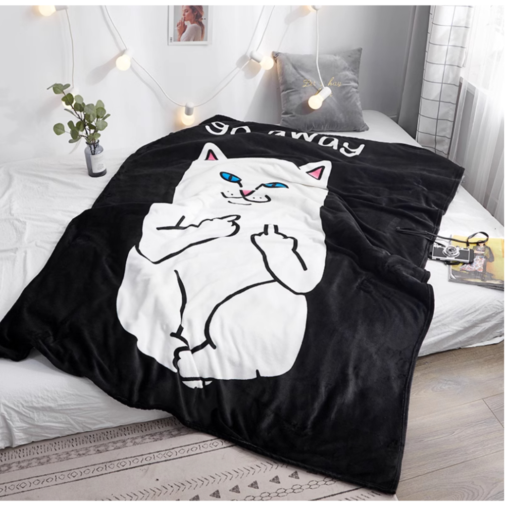 [ ส่งฟรี 794.-] พร้อมส่ง ผ้าห่ม RIPNDIP ผ้านาโน ขนาด 150x200 ใหญ่ นุ่ม ห่มสบาย