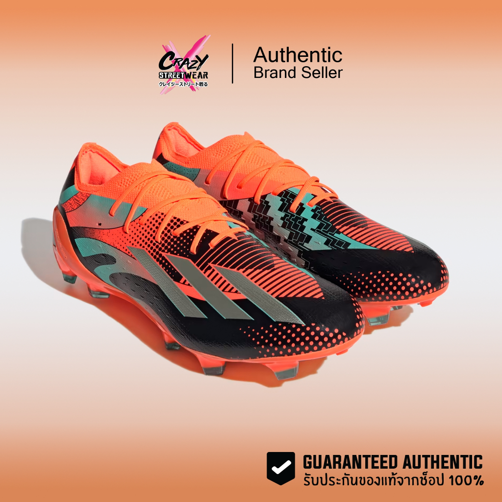 รองเท้าฟุตบอล Adidas X Speedportal Messi.1 FG ( GZ5148 ) ลิขสิทธิ์แท้ Adidas สตั๊ด Football Sport
