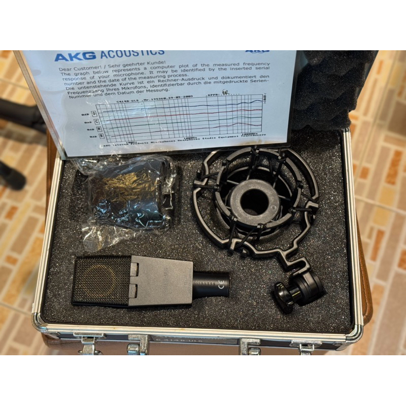 ไมค์ AKG c414 b-uls คุณภาพสูง(มือสอง)สภาพสวย
