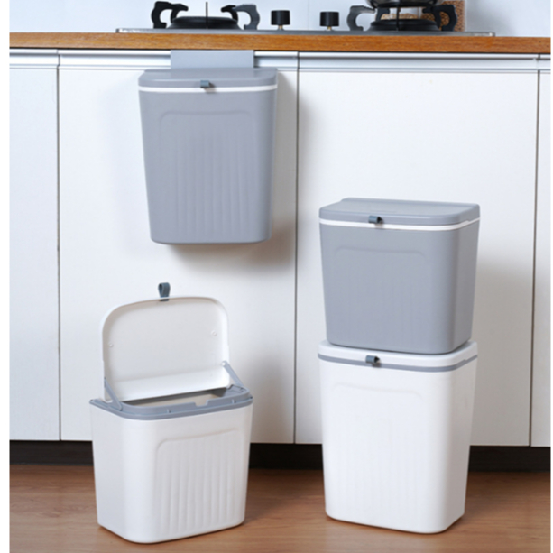 Sp ถังขยะ ถังขยะติดผนัง มีฝาปิด hl 1792 L 003