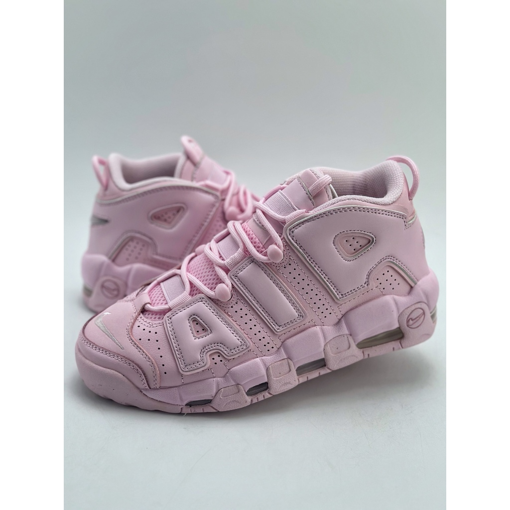 NIKE Air More Uptempo รองเท้าผ้าใบสีชมพู