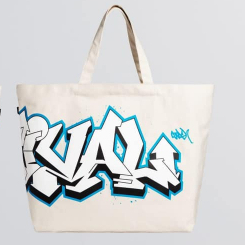 CARNIVAL CNVXSTASHA007ML STASH GRAFFITI TOTE BAG MULTI