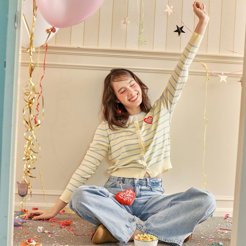 STRIPE CARDIGAN ( New Collection )