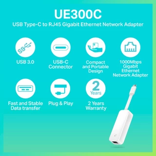 TP-Link UE300/ UE300C/ UE302C/ UE306 แปลง USB ให้เป็นช่องแลน USB Adapter รับประกัน 2 ปี