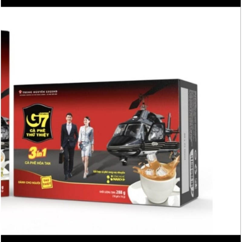 ของน้ำเข้าของแท้จากเวียดนาม 100% กาแฟเวียดนามG7 3in1 รุ่น18ซอง