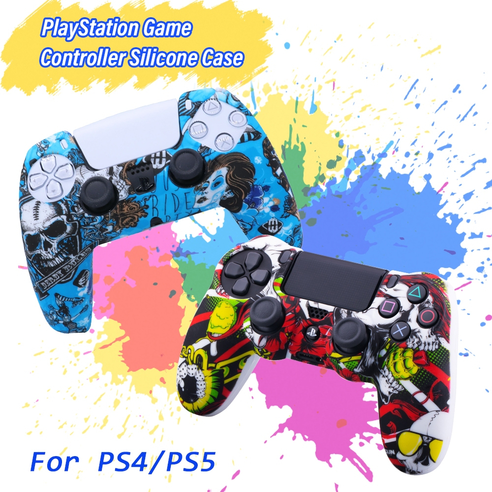 ซิลิโคนจอย PS5 เคสจอย PlayStation 5 Silicone Case PS5 Joystick DUALSENSE CONTROLLER