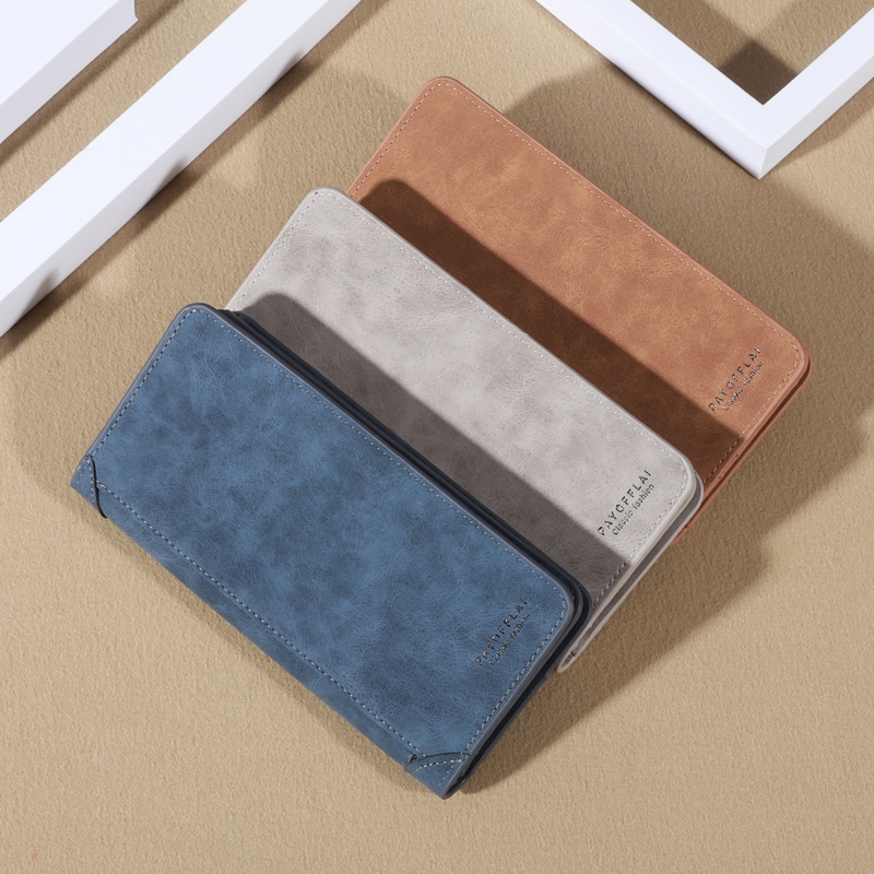 PN019 กระเป๋าสตางค์ กระเป๋าสตางค์ใบยาวของผู้ชาย กระเป๋าสตางค์ผู้ชาย