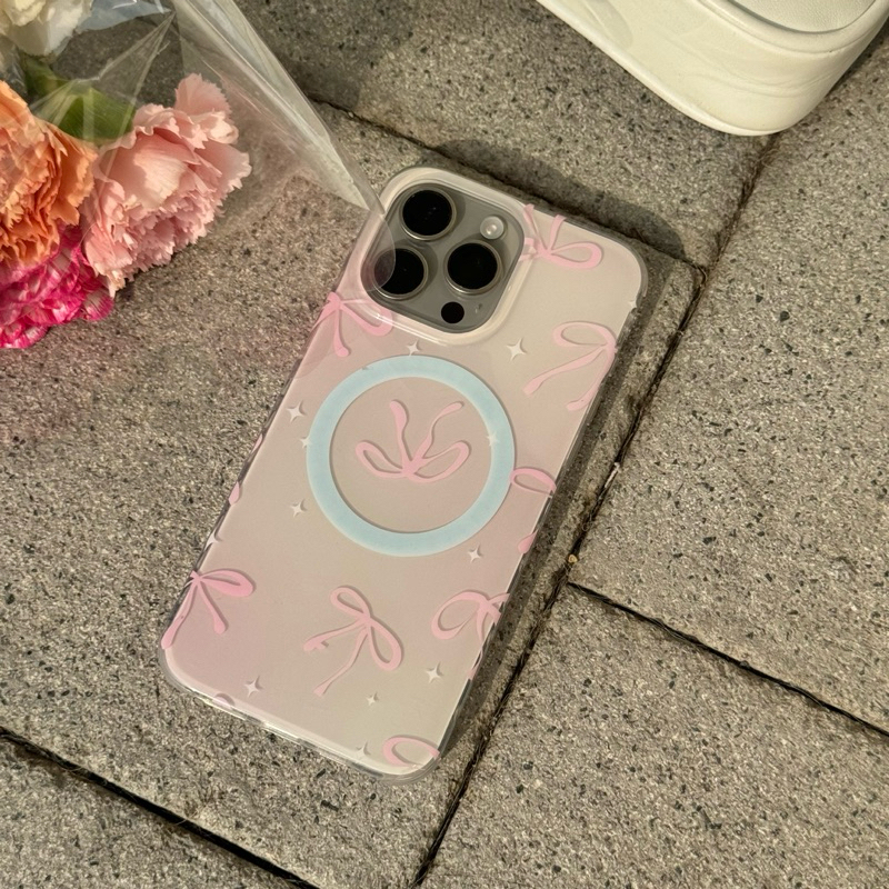 Ribbon Bonbon Case เคสแม่เหล็กลายโบว์ | @luvcombo.official