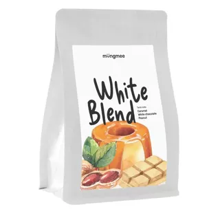 Mungmee Coffee เมล็ดกาแฟ คั่วกลางเข้ม เบลน White Blend