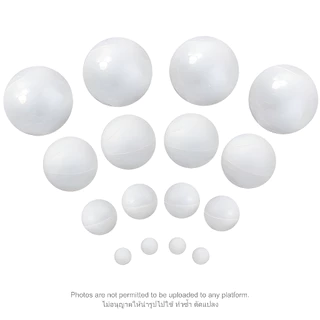 24Hr โฟมกลม เนื้อแน่นไม่กลวง ขนาด1-5ซม (foam circle) โฟมลูกบอล โฟมทรงกลม โฟมปักดอกไม้ โฟมงานปัก โฟมโมเดล