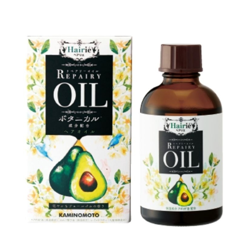 ออยล์บำรุงผม kaminomoto hairie repary botanical oil 60ml.