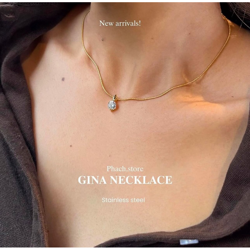 GINA NECKLACE - stainless steel