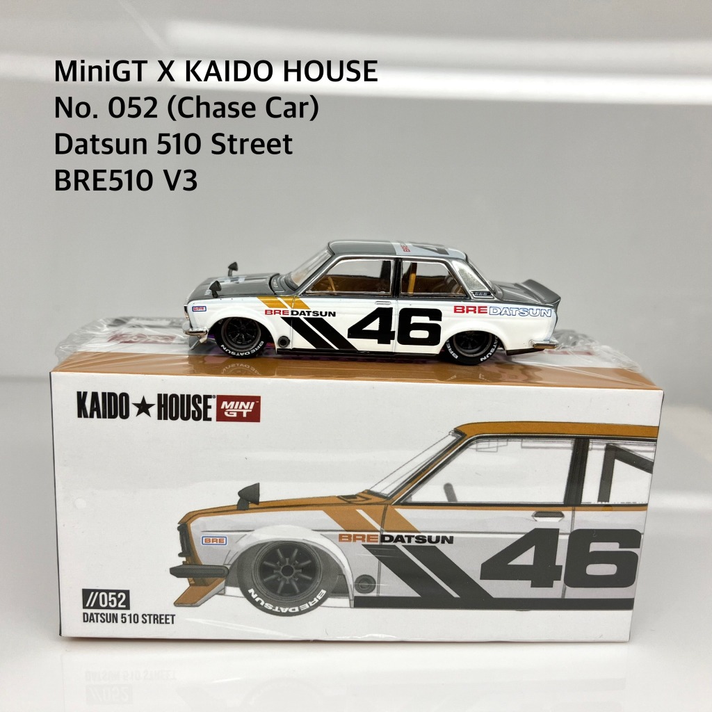 Kaidohouse x MINI GT No. 052 Datsun 510 Street BRE510 V3