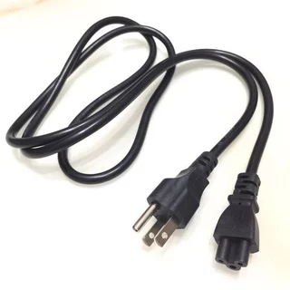 สายไฟ AC copper แท้ 100% แบบ 3 รู ปลั๊กเสียบแบบ 3 ขา สำหรับเชื่อมต่อ adapter notebook (ยาว1.5เมตร)