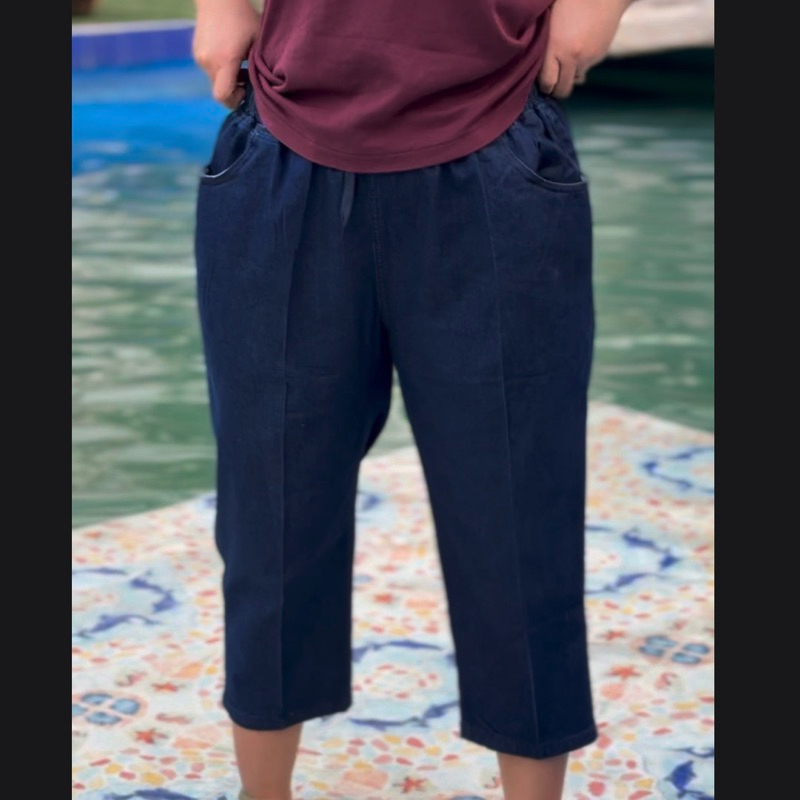 กางเกงยีนส์ผ้าเทพ เอวยืด ทรงบอลลูน กรอกโค้ด INC955CLL - รูปที่ 3