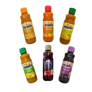 (SUNQUICK) ซันควิก น้ำส้ม🍊ชนิดเข้มข้น น้ำส้ม🍊แมนดาริน 5 รสให้เลือก ปริมาณ 300มล.