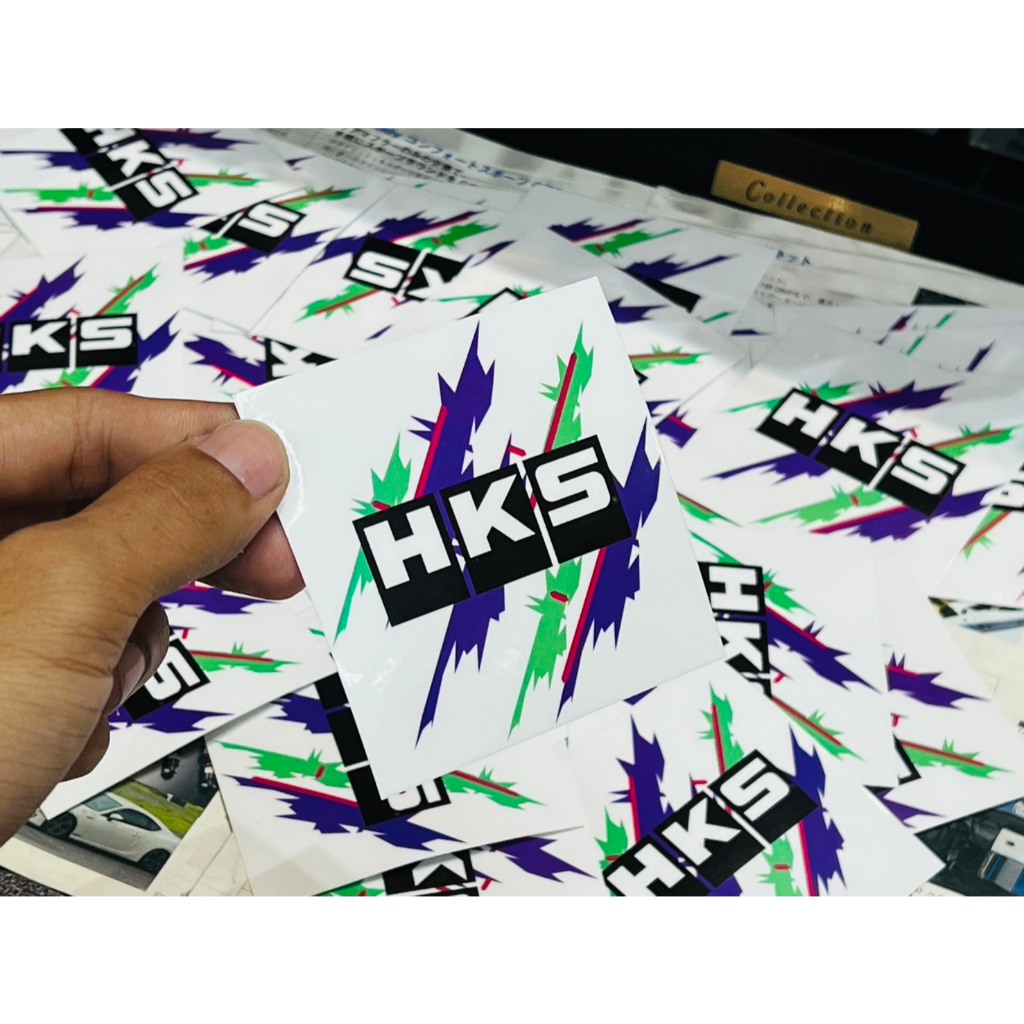 Sticker HKS Vintage สติ๊กเกอร์ เอช เค เอส วินเทจ ของแท้ สติ๊กเกอร์รถ แปะแก้ว ขวดน้ำ แปะแล็ปท็อป และ อื่นๆ สติ๊กเกอร์ซิ่ง
