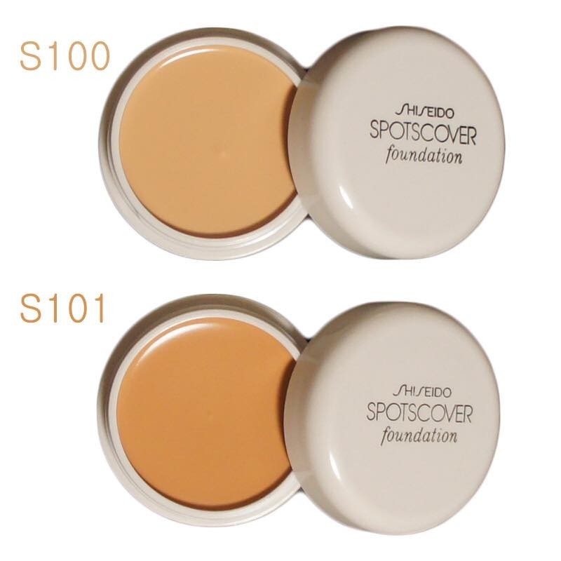 Shiseido Spots Cover Foundation 20g คอนซีลเลอร์ เนื้อครีม ครีมแน่น แต่เกลี่ยง่าย