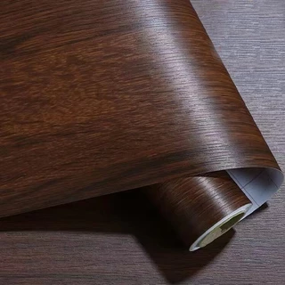 สติกเกอร์ลายไม้ กว้าง 61cmยาว300cm ลายไม้ วอลเปเปอร์มีกาวในตัว สามารถติดได้กับพื้นผิว กันน้ำ