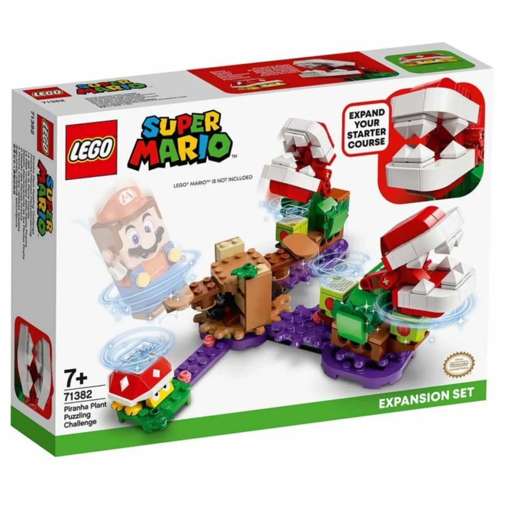 71382 : LEGO Super Mario Piranha Plant Puzzling Challenge Expansion Set (กล่องมีตำหนิเล็กน้อย)​