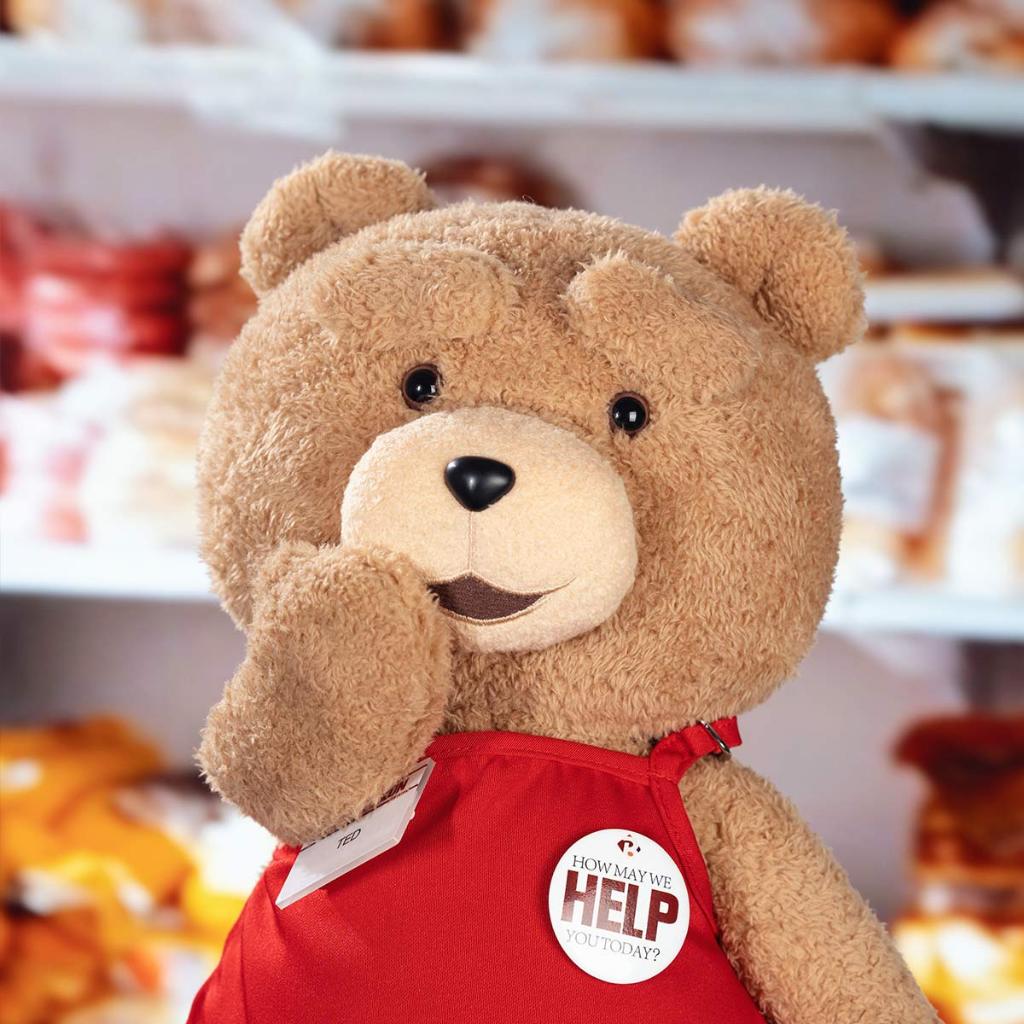 [ของแท้ 100% พร้อมส่ง] Ted2 ted action plush doll สินค้าใหม่ในซีล ของแท้จาก SHOP POP MART