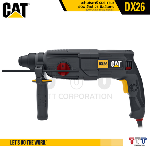 CAT สว่านโรตารี่ 4 ระบบ SDS-PLUS 800W 26MM 3J (DX26)