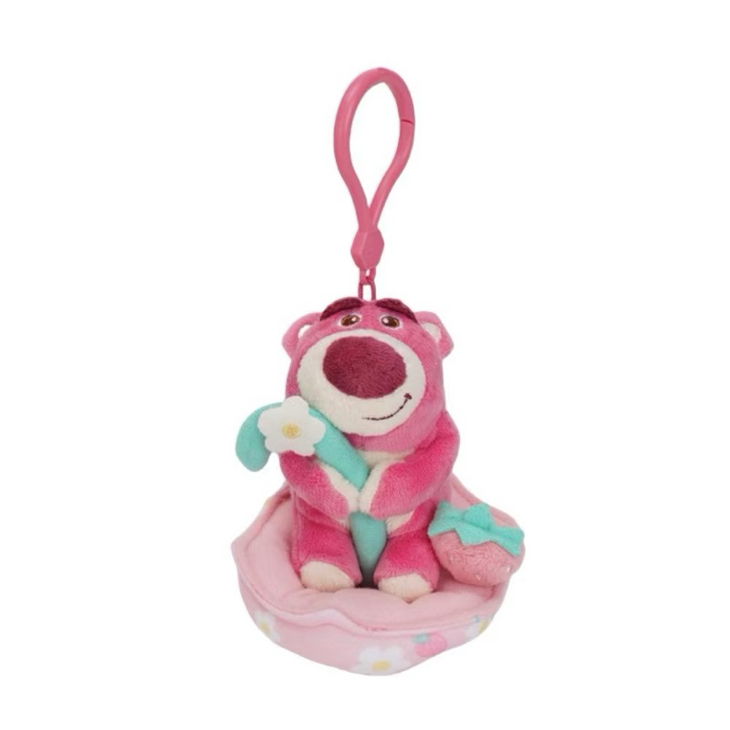 พวงกุญแจหมี สีชมพู Lotso ของ apple sheep ของแท้