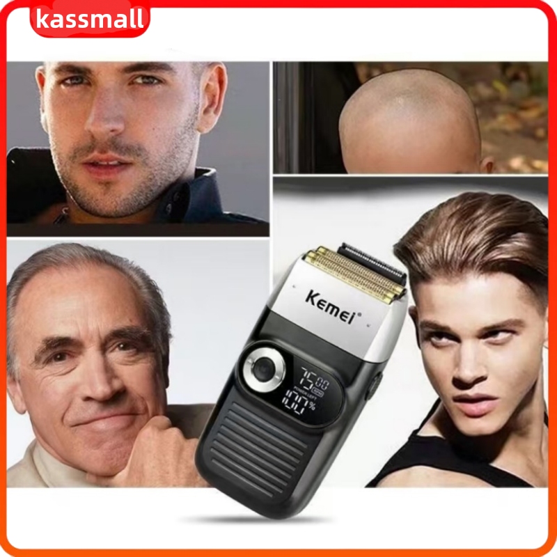 Kemei เครื่องโกนหนวดไฟฟ้าสําหรับผู้ชาย Km-2026