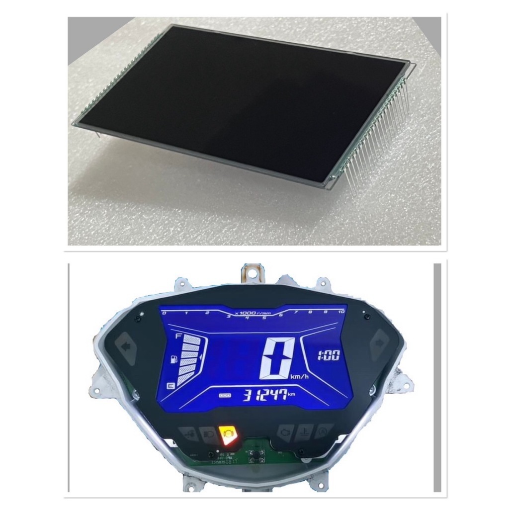 หน้าจอแก้วดิจิตอลสำหรับ Yamaha Aerox 155,มาตรวัดความเร็ว, แสดงผลเวลา, ระยะทาง,  Aerox 155 lexi155