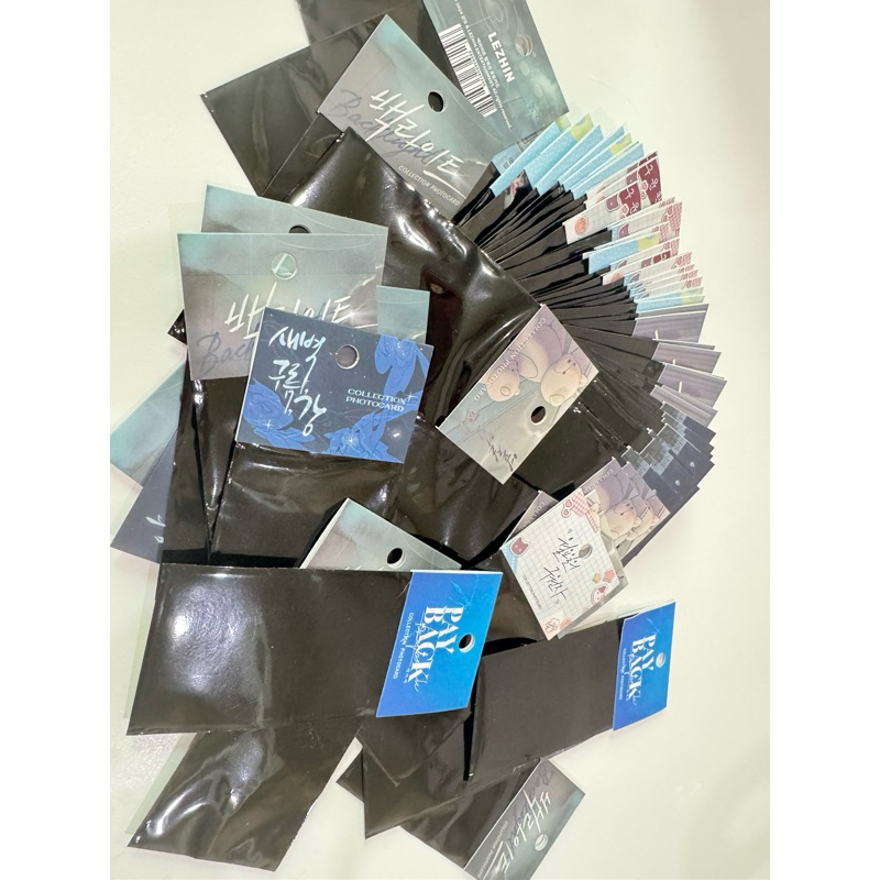 Jmeeshop ซองเปล่า Photocard, Backlight, ทะเลรัตติกาล, Payback, 1 to 10, Monday’s savior, POTN