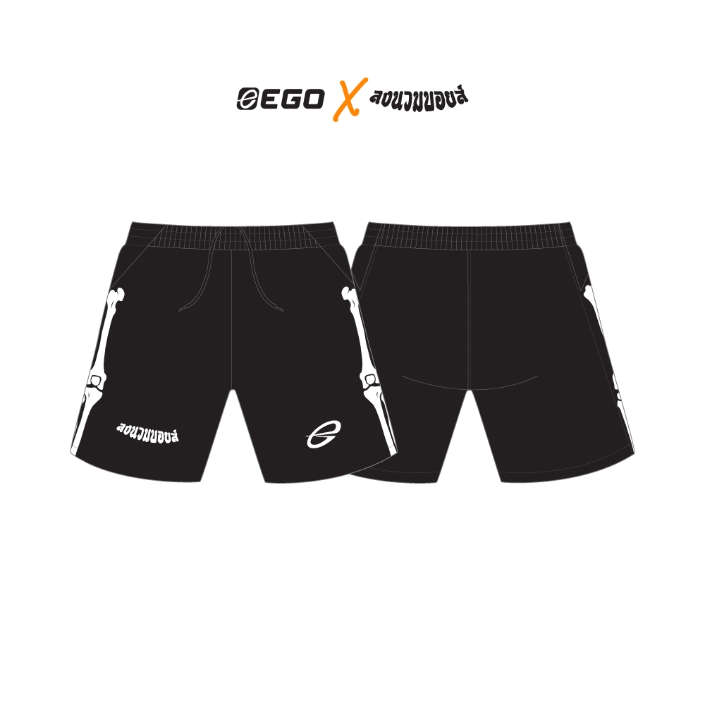 EGO SPORT X ลงนวมบอยส์ กางเกงเจอร์ซีย์ทรงขาสั้น