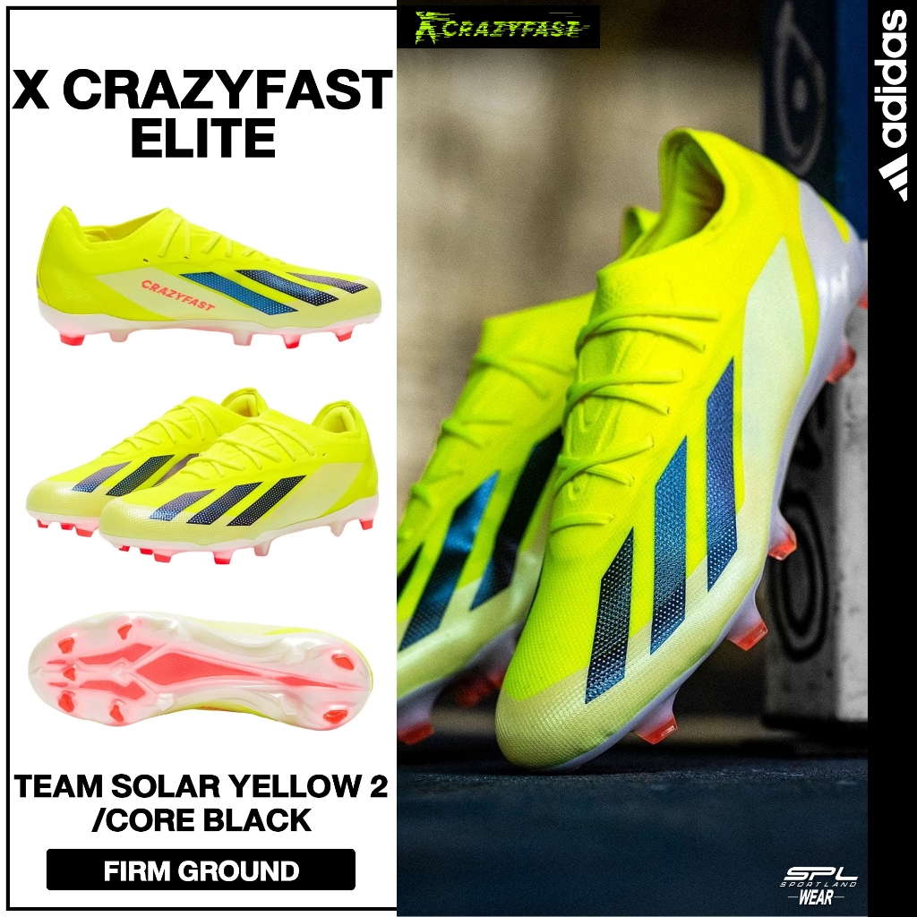 Adidas อาดิดาส รองเท้าฟุตบอล รองเท้าสตั๊ด สำหรับเด็ก KD X Crazyfast Elite Firm Ground IF0669 (4300)