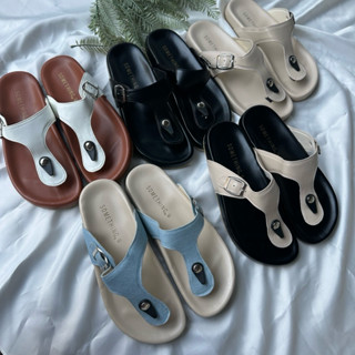 รองเท้าแตะ สวม แบบหนีบ พื้นนุ่มมาก แตะ เข็มขัด something ส้น…