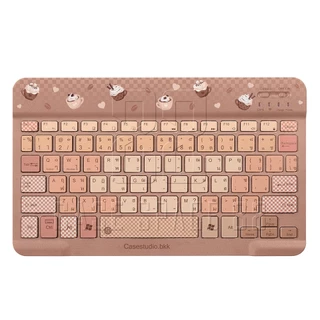 MOCHA MOUSSE คีย์บอร์ดบลูทูธ รุ่น Limited Edition ขนาด 10 นิ้ว รองรับ iOS, Android, iPad, Tablet, Smart TV, Notebook, PC